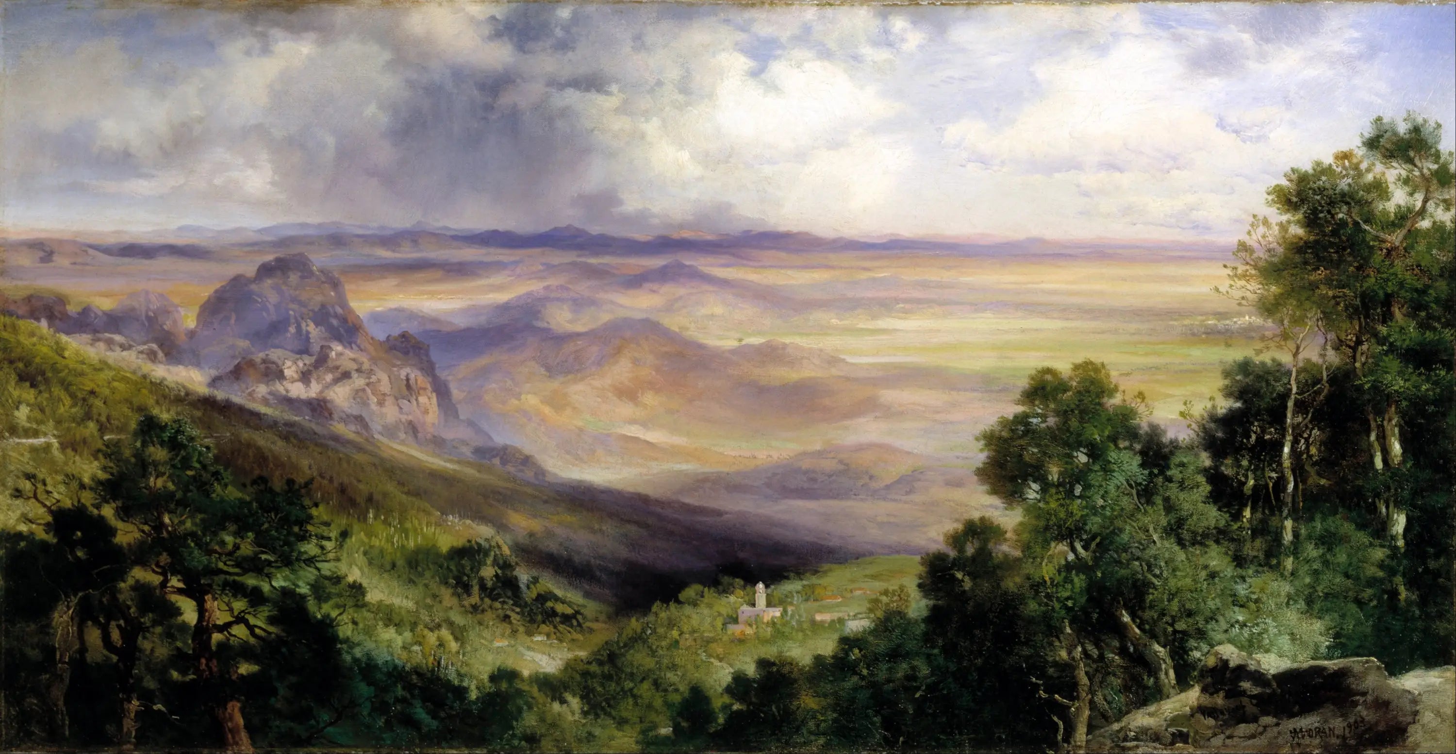 Vallée de Cuernavaca - Thomas Moran - Alpha Reproduction