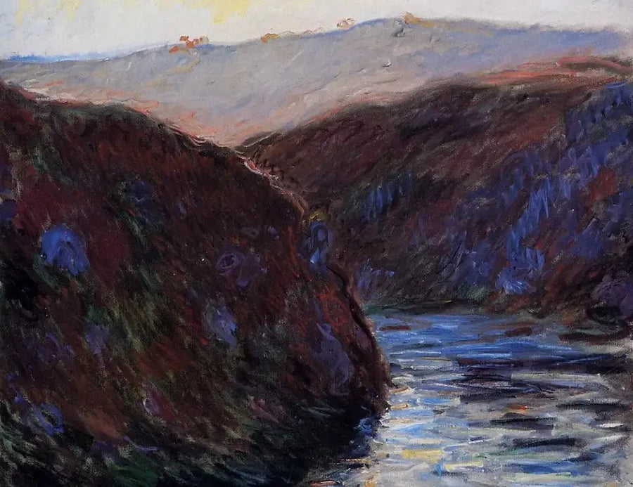 Creuse-dalen, aftenstemning - Claude Monet