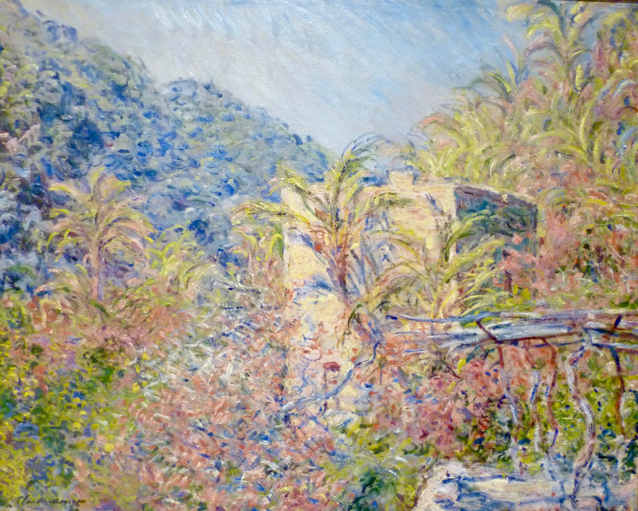 Sasso-dalen. Sollys effekt - Claude Monet