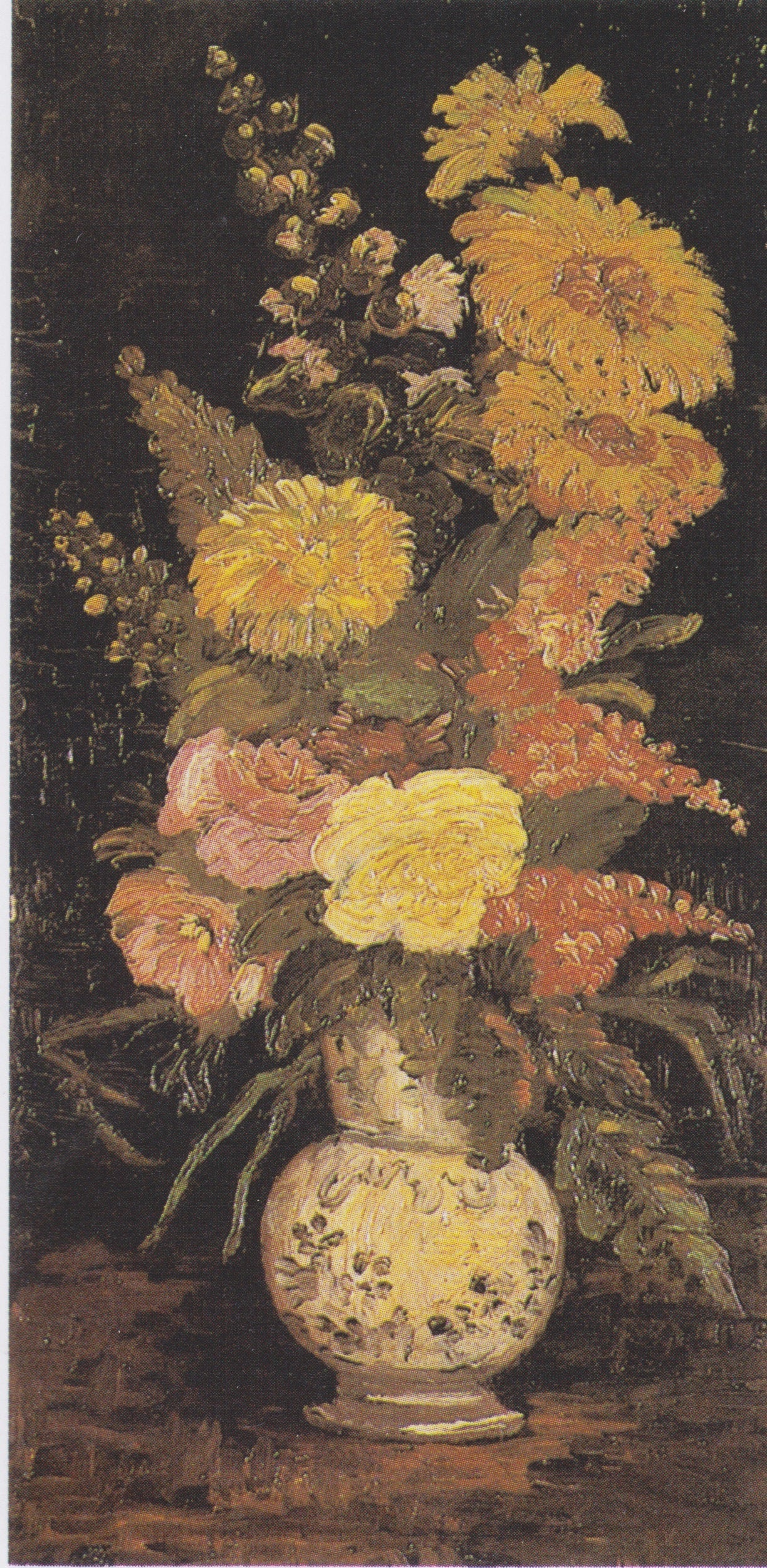 Reproduction du tableau « Vase avec des fleurs - Vincent van Gogh » par Alpha Reproduction en peinture à l’huile