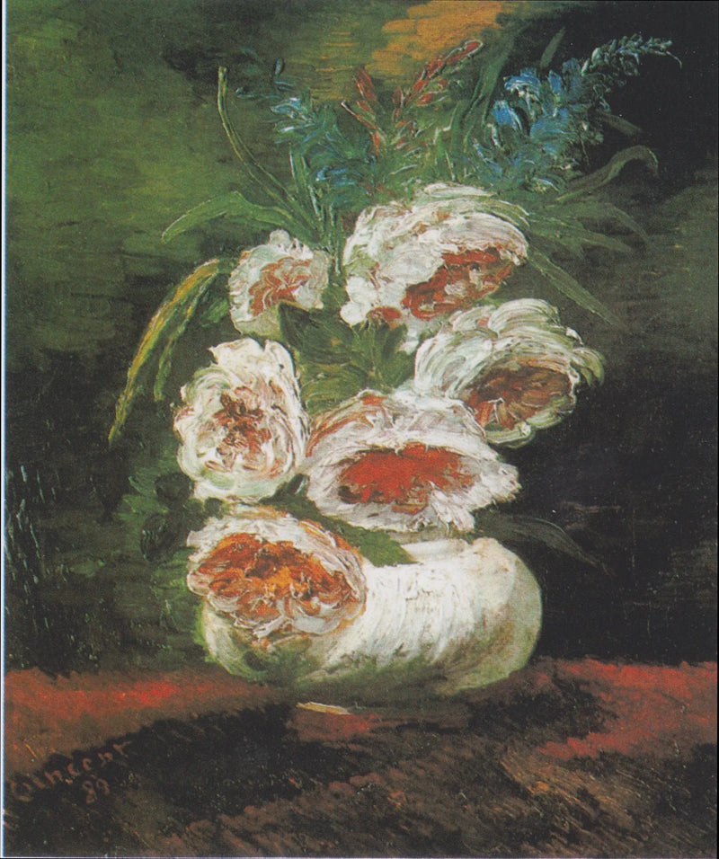 Vase med pæoner - Vincent van Gogh