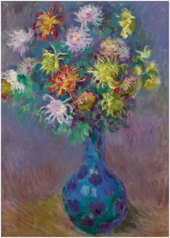 Krysantemum vase W812 - Claude Monet