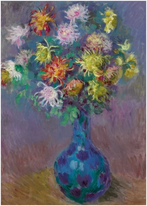 Krysantemum vase W812 - Claude Monet