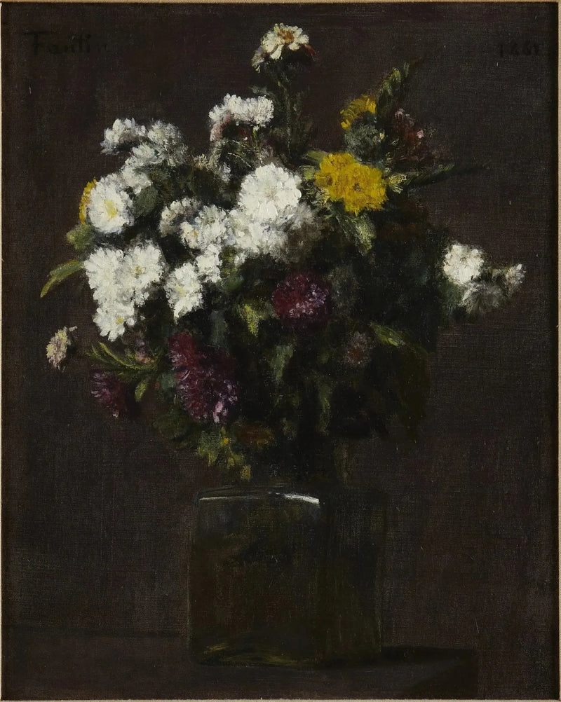 Blomster vase - Henri Fantin-Latour