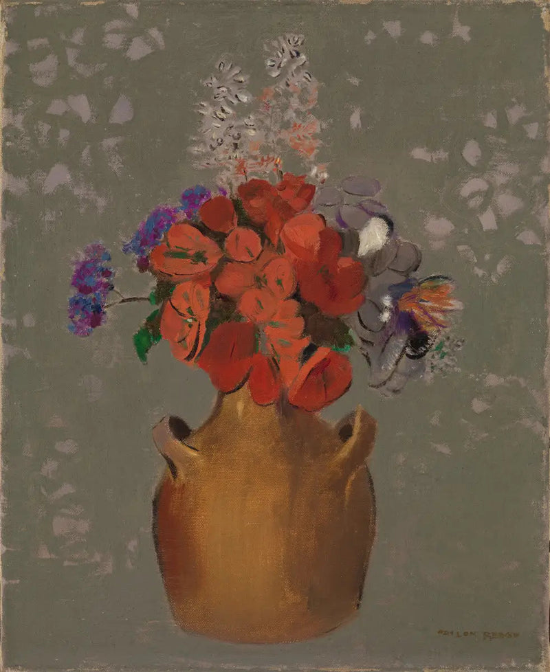 Blomsterkrukke - Odilon Redon