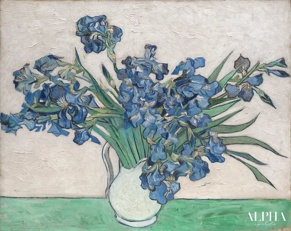 Vase d'iris - Van Gogh - Reproductions de tableaux et peintures haut de gamme