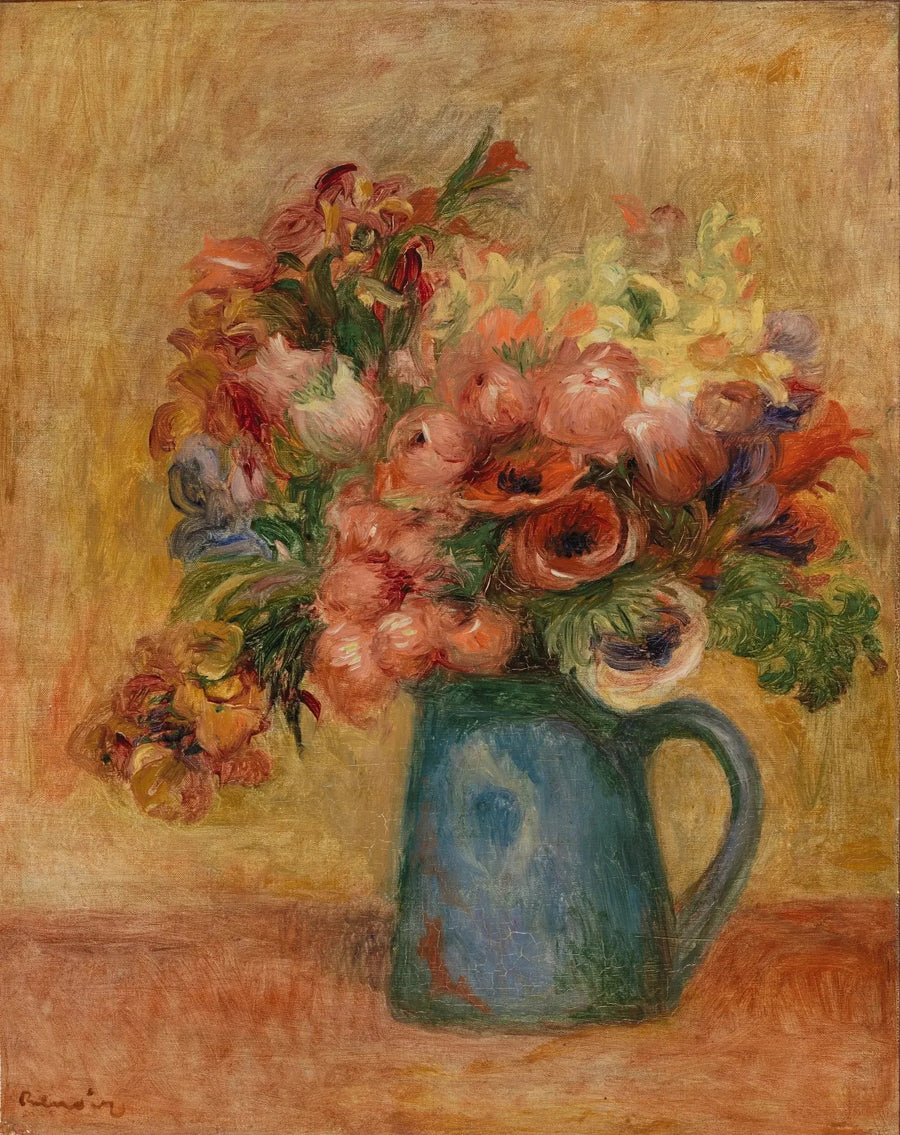 Blomster vase (Blomster vase) - Pierre-Auguste Renoir