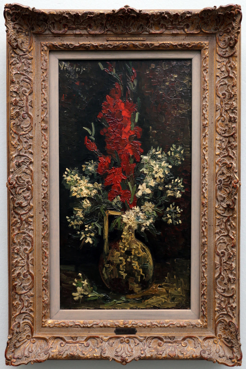 Vase med røde og hvide blomster - Vincent van Gogh