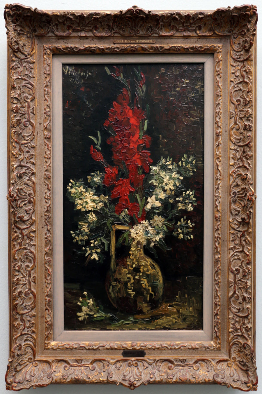 Vase med røde og hvide blomster - Vincent van Gogh