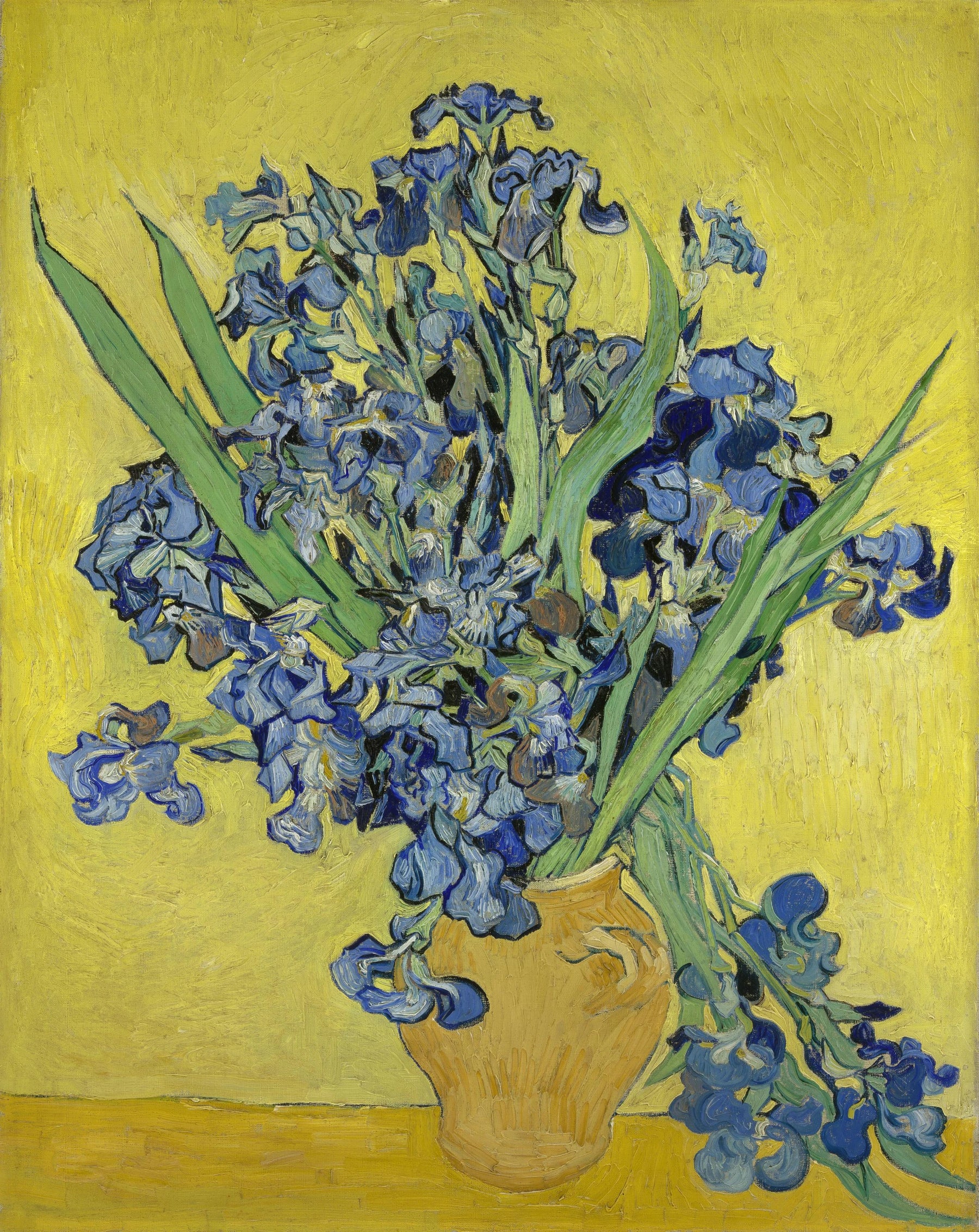 Vase d’iris de Vincent van Gogh, Van Gogh Museum, s0050V1962