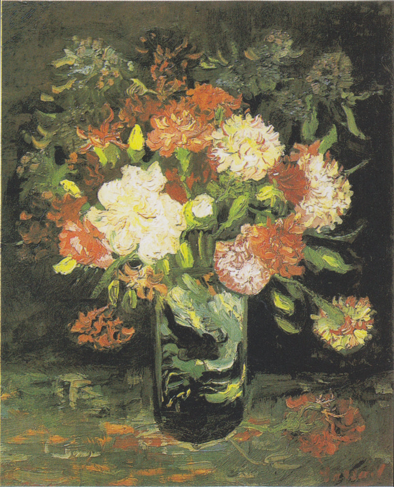 Vase med nelliker - Vincent van Gogh
