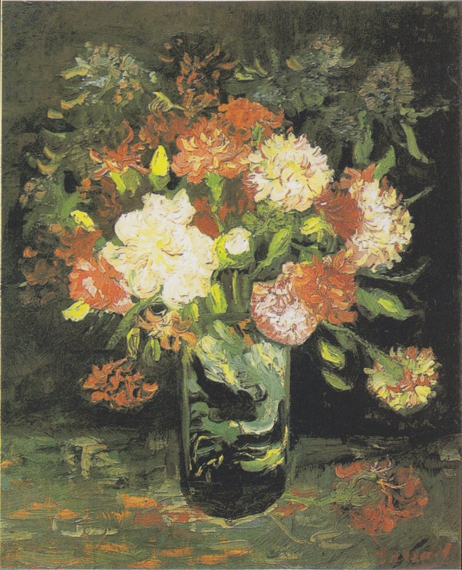 Vase med nelliker - Vincent van Gogh