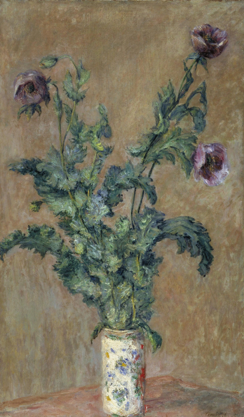 Valmue vase W848 - Claude Monet