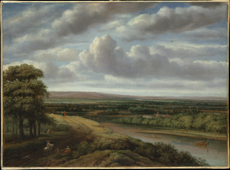 Un vaste paysage boisé - Philips Koninck