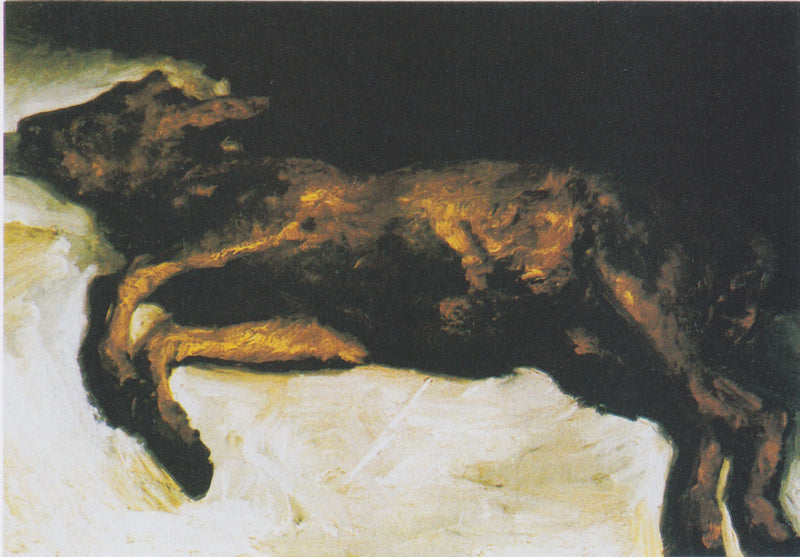 Nyfødt kalv på halm - Vincent van Gogh