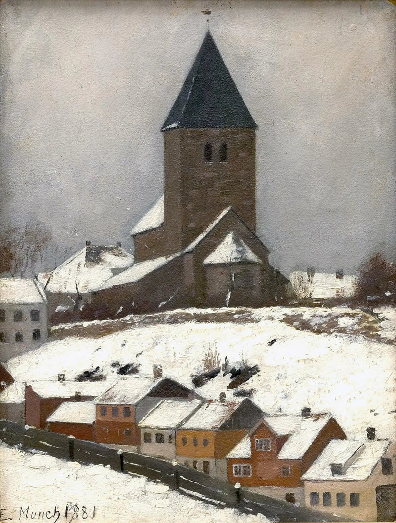 Vagt Kirke i Aker - Edvard Munch