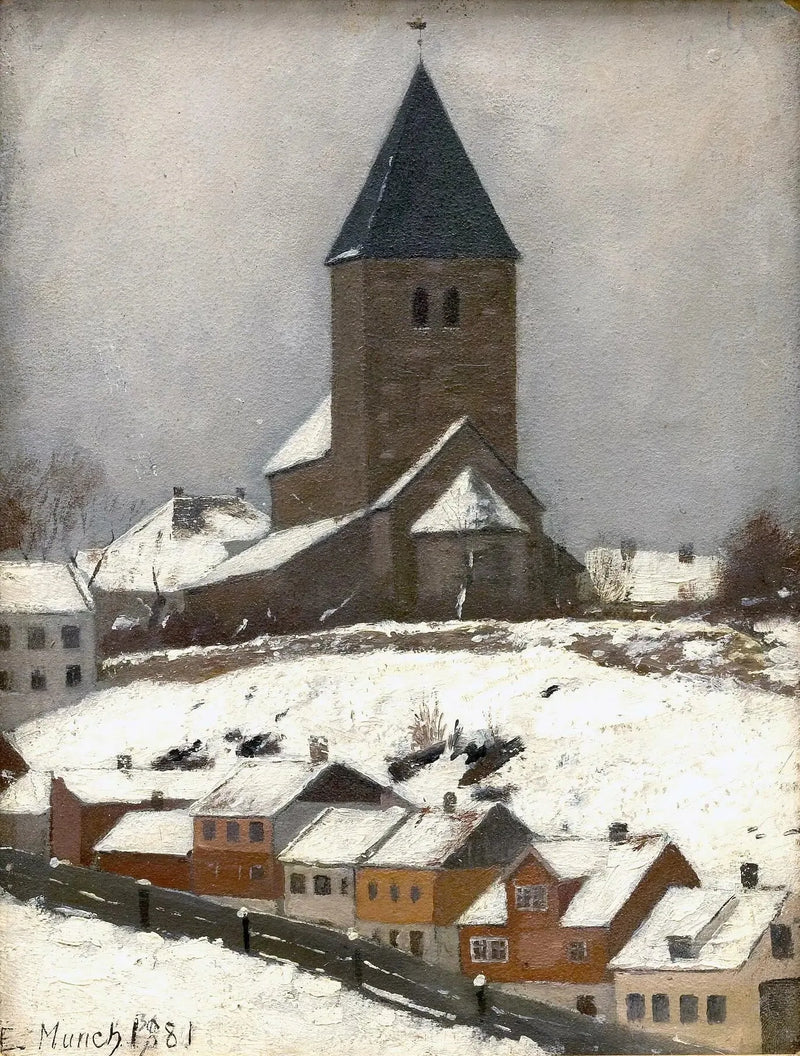 Vagt Kirke i Aker - Edvard Munch