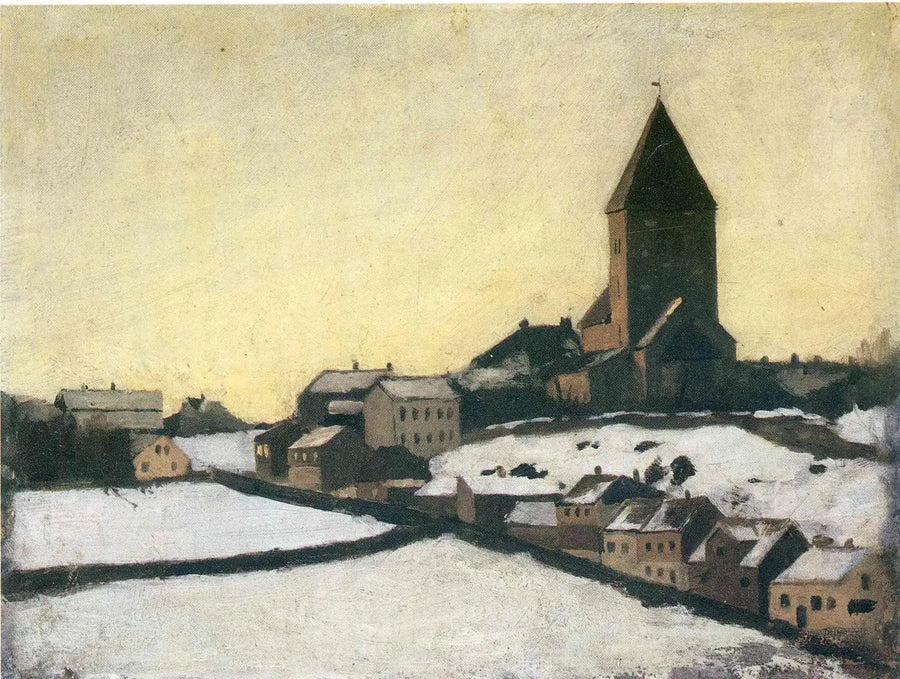 Vagt Kirke i Aker - Edvard Munch