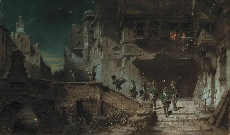 Nattevagter - Carl Spitzweg