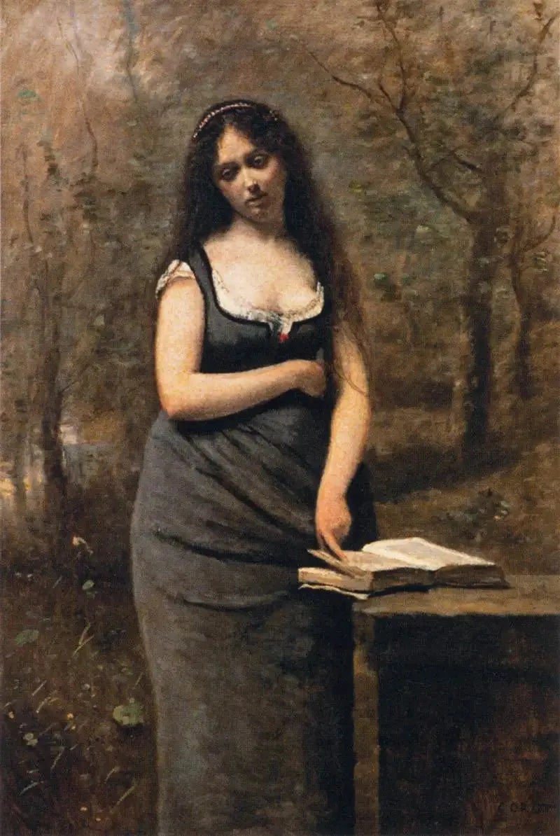 Velléda - Jean-Baptiste Camille Corot image 1 reproduction réalisée par Alpha Reproduction