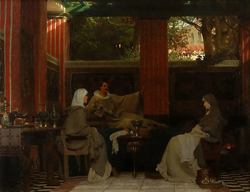 Venantius Fortunatus reciterer sine vers til Radagonda VI og til abbedissen af ​​Poitiers-klosteret
