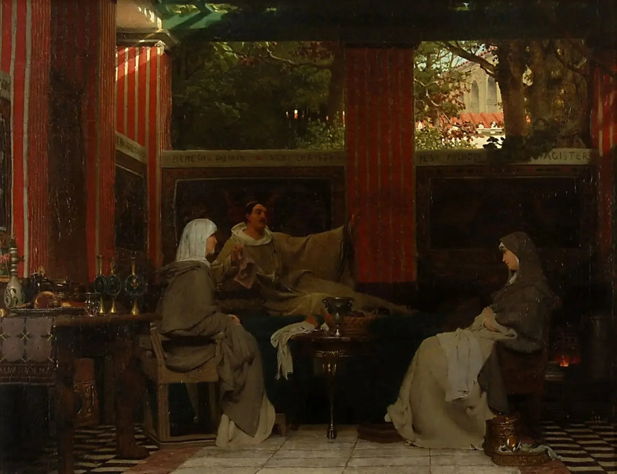 Venantius Fortunatus reciterer sine vers til Radagonda VI og til abbedissen af ​​Poitiers-klosteret