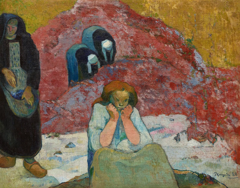 Høst i Arles eller Menneskelig Elendighed - Paul Gauguin