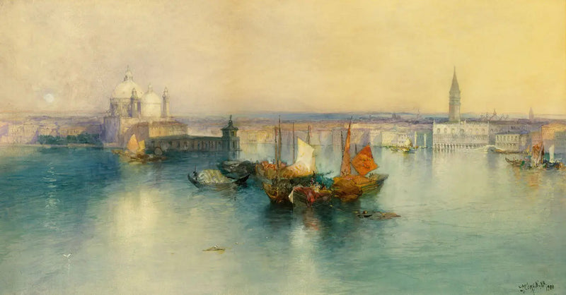 Venedig fra San Giorgio-tårnet - Thomas Moran