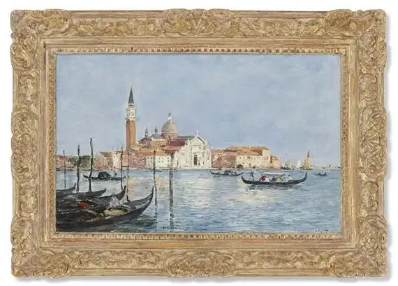 Venedig, kirken San Giorgio - Eugène Boudin