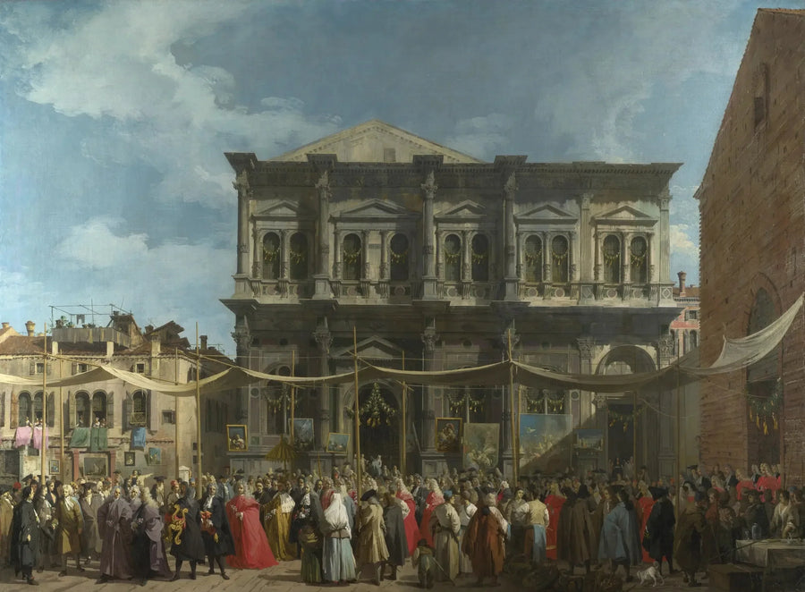 Venedig: Saint Rochs dag - Canaletto
