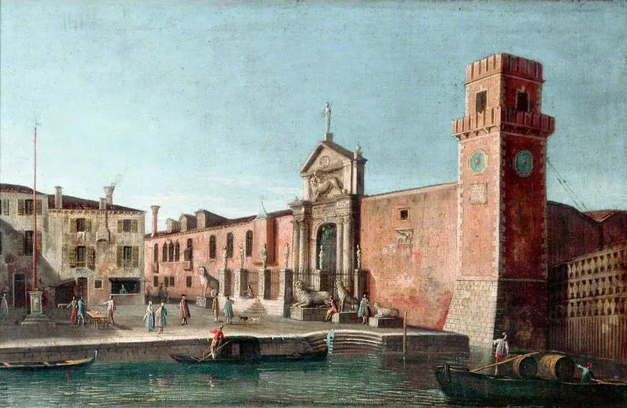 Venedig : L'Arsenal - Canaletto