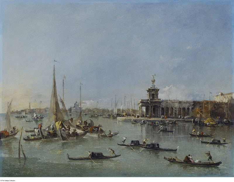 Venedig: Die Dogana med Giudecca - Francesco Guardi