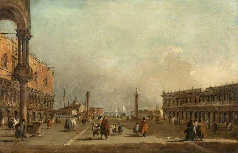Venedig: San Marco Pladsen - Francesco Guardi
