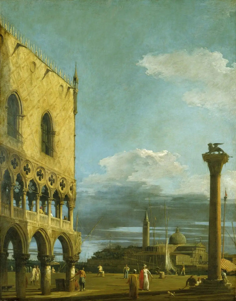 Venedig: Piazzetta mod San Giorgio Maggiore - Canaletto