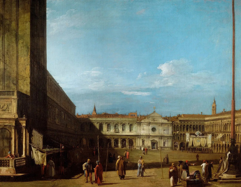 Venedig : pladsen San Marco mod San Geminiano - Canaletto