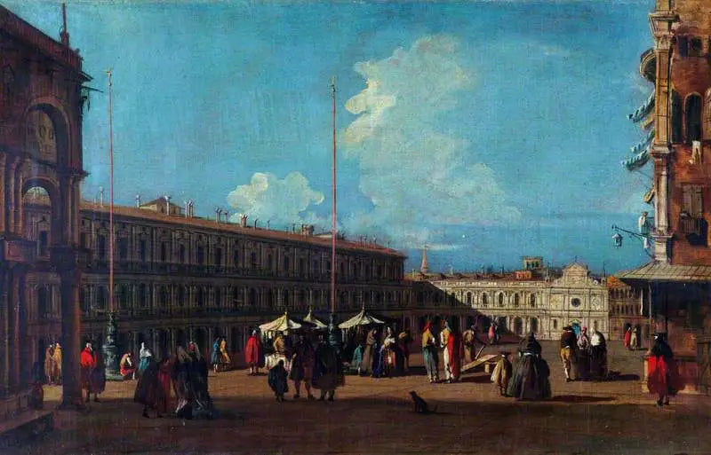 Venedig : Piazza San Marco set mod vest - Canaletto