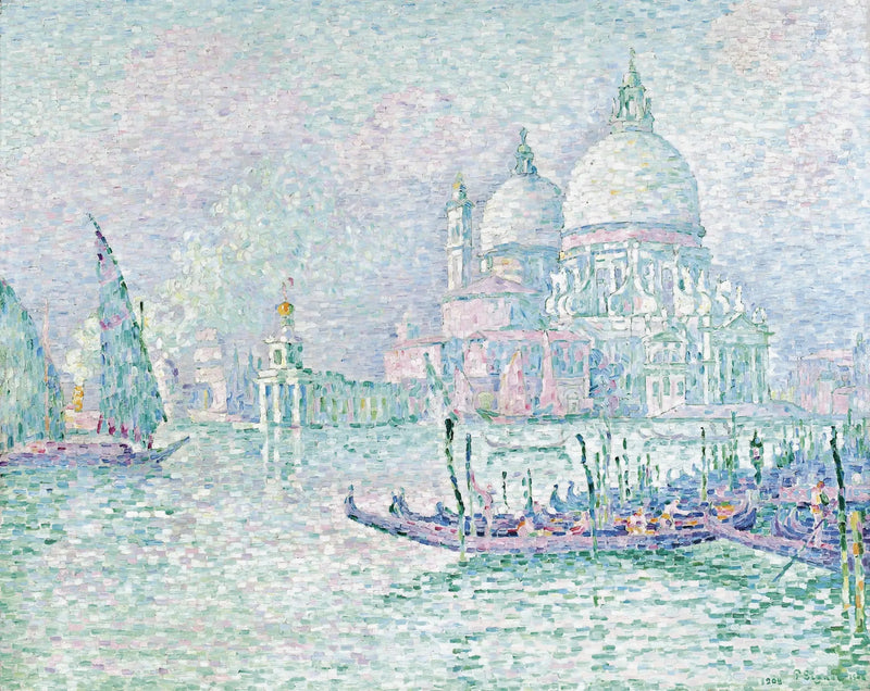 Venedig. La Salute. Grøn - Paul Signac