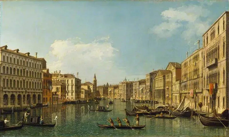 Venedig : Canale Grande del Palazzo Foscari à la Carità - Canaletto
