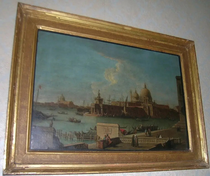 Venedig: mole mod toldkontoret og Santa Maria della Salute - Canaletto