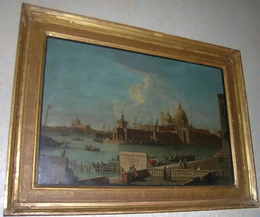Venedig: mole mod toldkontoret og Santa Maria della Salute - Canaletto