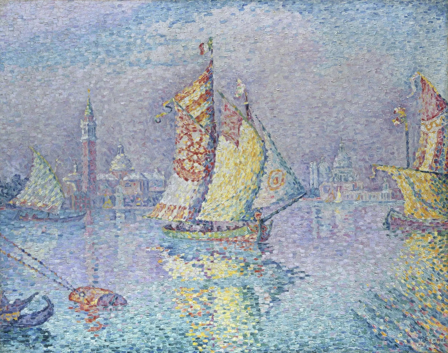 Venedig, den gule slør - Paul Signac