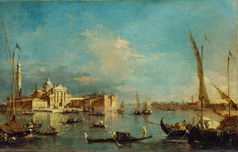 Venedig: San Giorgio Maggiore med Giudecca - Francesco Guardi