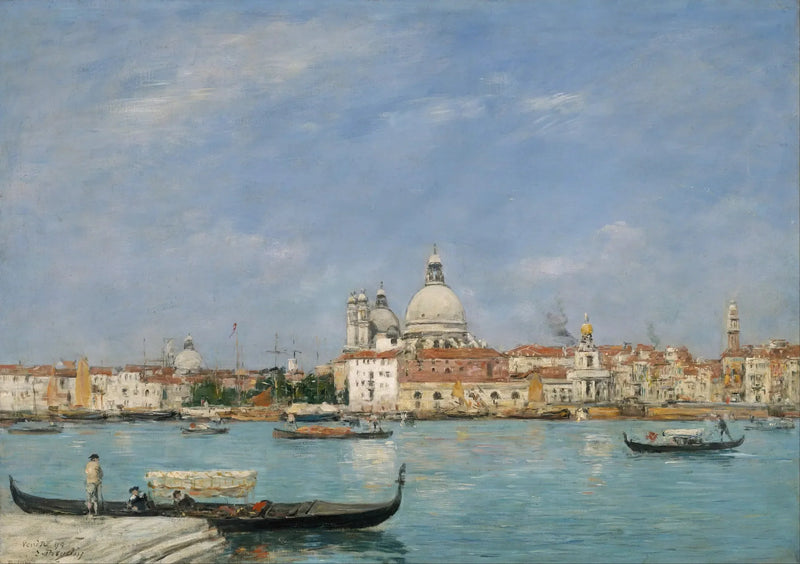Venedig, Santa Maria della Salute fra San Giorgio - Eugène Boudin