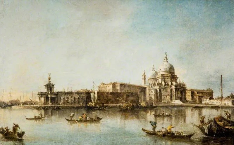 Venedig - Santa Maria delle Salute og Dogmet - Francesco Guardi