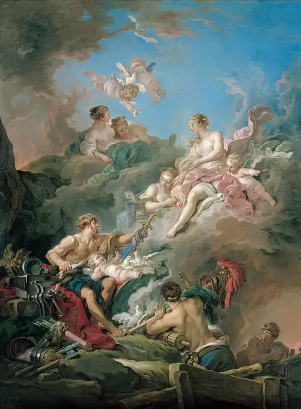 Venus ved Vulcains smedje - François Boucher