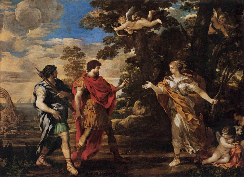 Venus, der viser sig for Æneas - Pietro da Cortona