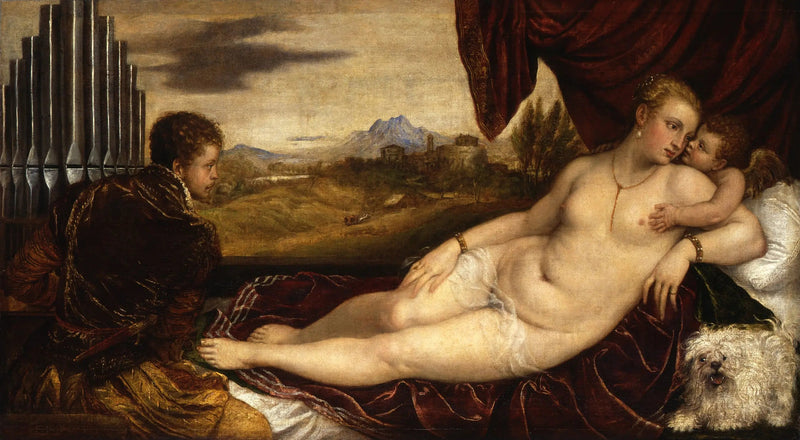 Venus med organisten - Titian
