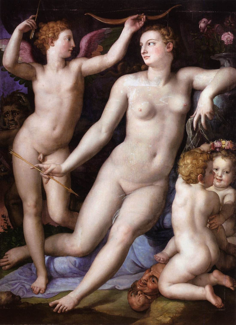Venus, Eros og jalousi - Bronzino
