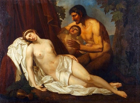 Vædende Venus af en satyr (« La Nuda ») - Annibale Carracci