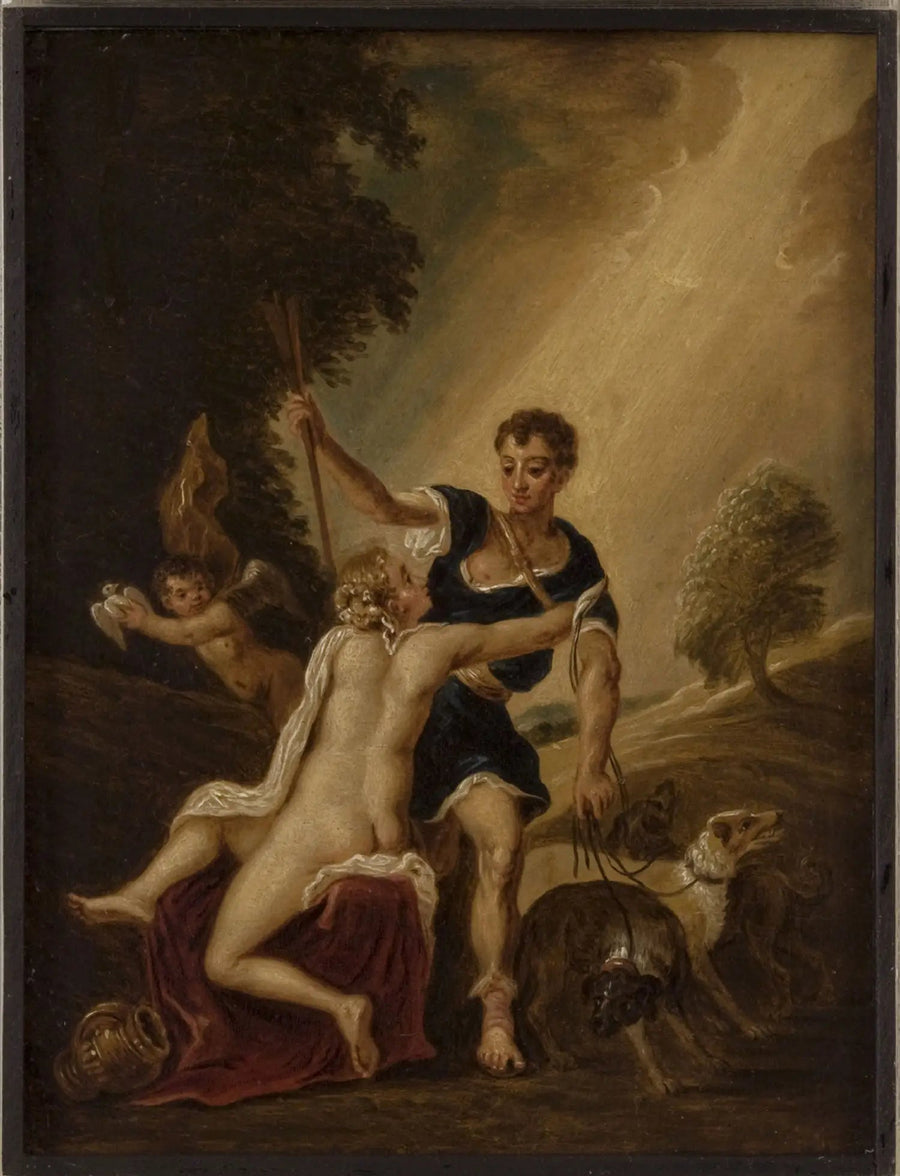Venus og Adonis - David Teniers den Yngre